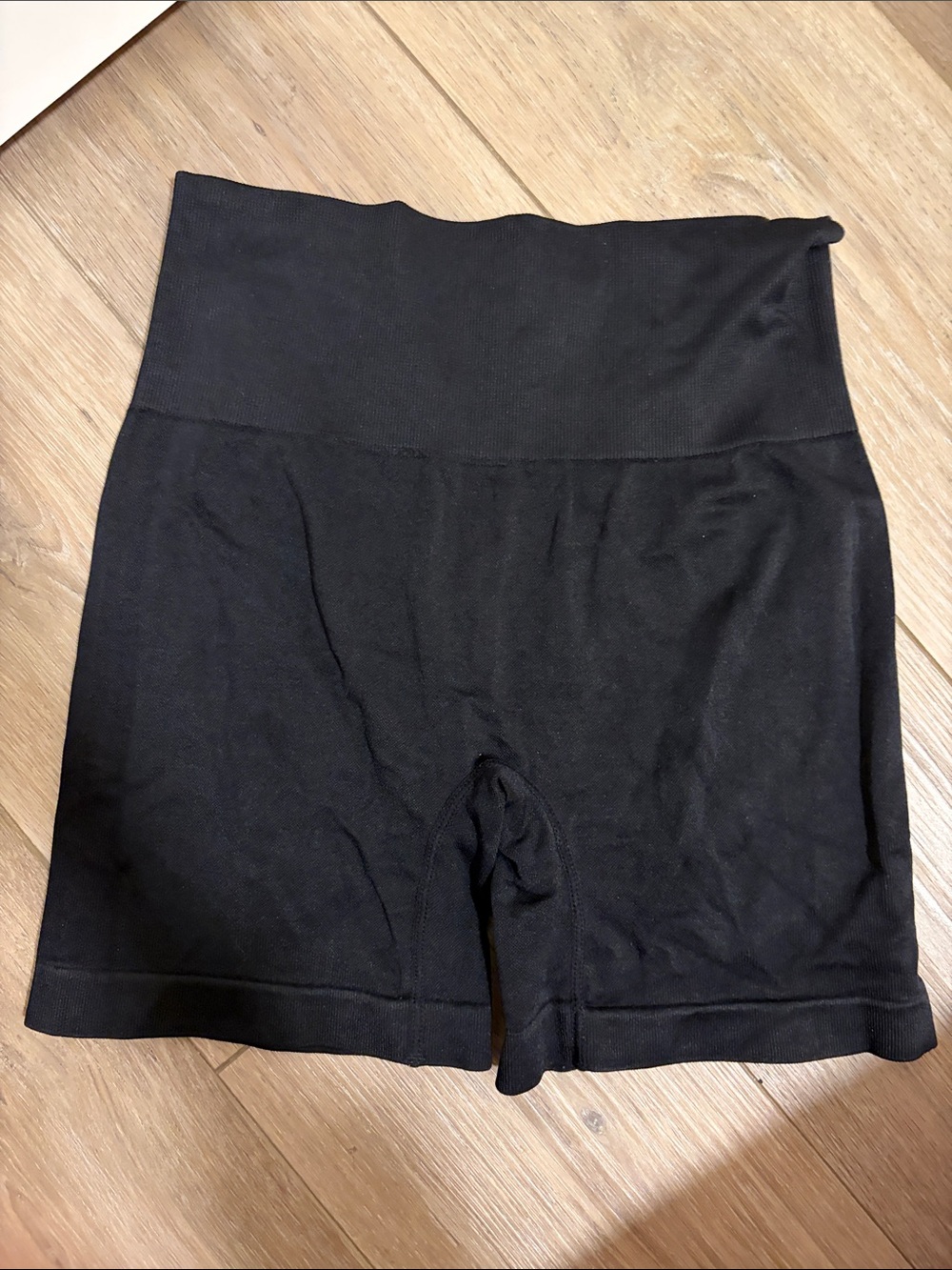 Black High-Waist Seamless Women’s Shorts